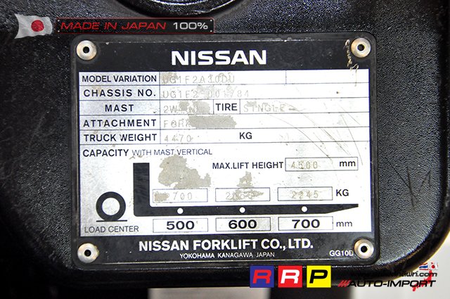 Forklift nissan 30 13