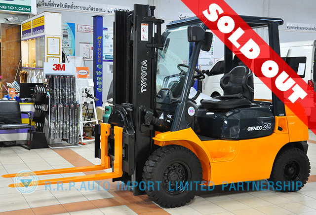 TOYOTA 7FD25-22249SOLD